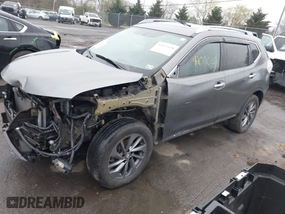 2016 Nissan Rogue SL with VIN 5N1AT2MV9GC769999, listed as a IAAI auction lot 42011030 with 89,193 mi miles and . Bid and sale history available at DreamBid. Image 2.