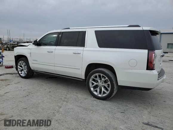 2017 GMC Yukon XL Denali with VIN 1GKS2HKJ7HR171444, listed as a Copart auction lot 48777095 with 174,006 mi miles and Salvage Title. Bid and sale history available at carsss.com. Image 2.