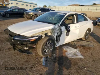 2024 Hyundai Elantra SEL with VIN KMHLM4DG5RU807325, listed as a Copart auction lot 81166214 with 959 mi miles and Salvage title. Bid and sale history available at DreamBid. Image 1.