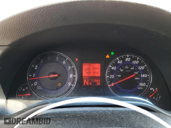 2008 Infiniti G35 x with VIN JNKBV61F88M272489, listed as a Copart auction lot 50193775 with 172,068 mi miles and Salvage Title. Bid and sale history available at DreamBid. Image 9.