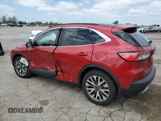 2020 Ford Escape Titanium Hybrid with VIN 1FMCU9DZXLUC29745, listed as a Copart auction lot 53902755 with 71,280 mi miles and Salvage title. Bid and sale history available at DreamBid. Image 2.
