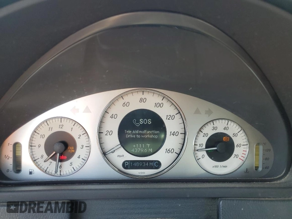 2006 Mercedes-Benz CLK-Class 5.0L with VIN WDBTK75G96T063299, listed as a Copart auction lot 69882884 with 148,934 mi miles and Salvage Title. Bid and sale history available at carsss.com. Image 9.