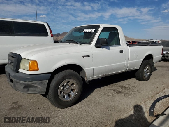 2004 Ford Ranger XL Fleet with VIN 1FTZR11E64PA15774, listed as a Copart auction lot 43874215 with 112,979 mi miles and Clean Title. Bid and sale history available at carsss.com. Image 1.
