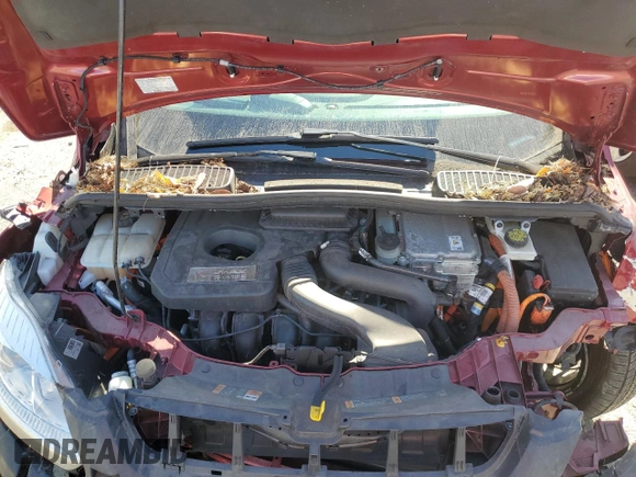 2017 Ford C-Max Energi Titanium with VIN 1FADP5FU2HL105871, listed as a Copart auction lot 67495833 with 0 mi miles. Bid and sale history available at carsss.com. Image 11.