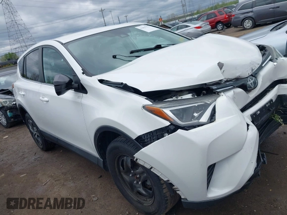 2018 Toyota RAV4 LE with VIN 2T3BFREVXJW793174, listed as a IAAI auction lot 42037936 with 82,304 mi miles. Bid and sale history available at carsss.com. Image 1.