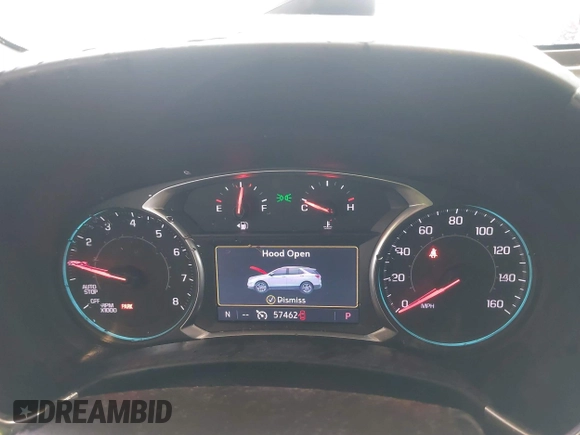 2019 Chevrolet Equinox Premier with VIN 2GNAXYEX8K6223490, listed as a IAAI auction lot 41979705 with 57,462 mi miles. Bid and sale history available at carsss.com. Image 7.