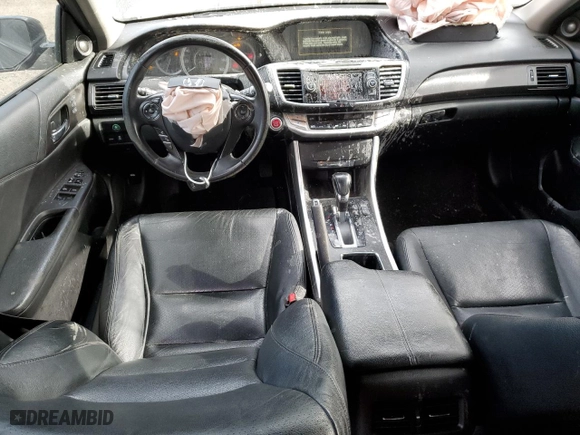 2014 Honda Accord Sedan EX-L with VIN 1HGCR3F88EA034434, listed as a Copart auction lot 75690144 with 135,963 mi miles and Salvage Title. Bid and sale history available at carsss.com. Image 8.
