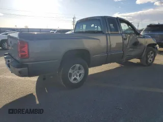 2005 Dodge Dakota SLT with VIN 1D7HE42KX5S314234, listed as a Copart auction lot 46480855 with 135,341 mi miles and Salvage Title. Bid and sale history available at carsss.com. Image 3.