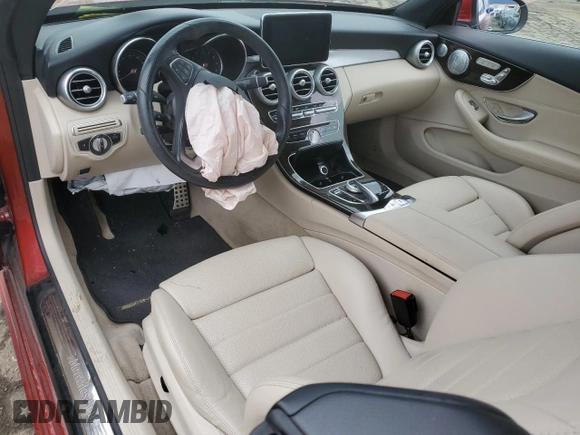 2018 Mercedes-Benz C 300 with VIN WDDWK4KB9JF686036, listed as a Copart auction lot 80449344 with Not provided miles and Clean title. Bid and sale history available at DreamBid. Image 8.