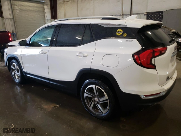 2020 GMC Terrain SLT with VIN 3GKALVEV9LL266237, listed as a Copart auction lot 45402185 with 131,144 mi miles and Salvage Title. Bid and sale history available at carsss.com. Image 2.