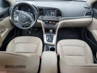 2017 Hyundai Elantra Limited with VIN 5NPD84LFXHH070413, listed as a Copart auction lot 52013365 with 78,761 mi miles and Salvage title. Bid and sale history available at DreamBid. Image 8.