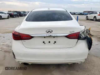 2020 Infiniti Q50 3.0t SPORT with VIN JN1EV7AP8LM207991, listed as a Copart auction lot 49903855 with 110,361 mi miles and Salvage Title. Bid and sale history available at carsss.com. Image 6.