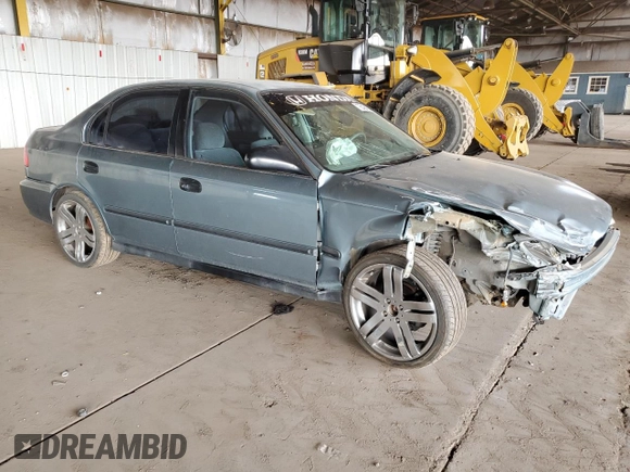 2000 Honda Civic LX with VIN 2HGEJ6677YH532512, listed as a Copart auction lot 75494574 with 160,317 mi miles and Salvage Title. Bid and sale history available at carsss.com. Image 4.
