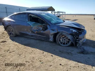 2023 Tesla Model 3 с VIN 5YJ3E1EA2PF655052, выставлен на аукционе Copart как лот 49684185 с пробегом 20 344 миль миль и Списание • Salvage title. История ставок и продаж доступна на DreamBid. Изображение 4.