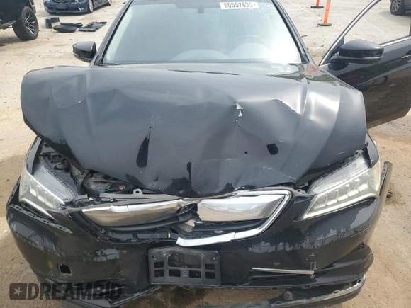 2015 Acura TLX with VIN 19UUB1F33FA024462, listed as a Copart auction lot 60557835 with 173,738 mi miles and Salvage title. Bid and sale history available at DreamBid. Image 11.