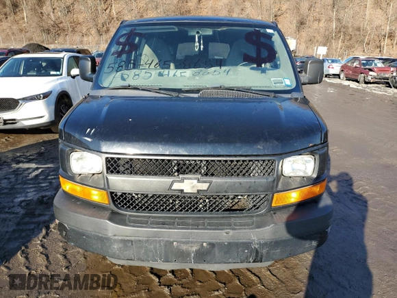 2012 Chevrolet Express Passenger 1LS with VIN 1GAZGZFA8C1191908, listed as a Copart auction lot 46998515 with 220,513 mi miles and Clean title. Bid and sale history available at DreamBid. Image 5.