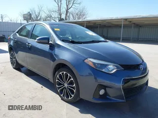 2016 Toyota Corolla L with VIN 5YFBURHE2GP554268, listed as a IAAI auction lot 41856802 with 74,370 mi miles. Bid and sale history available at carsss.com. Image 1.