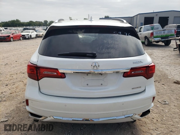 2020 Acura MDX w/Advance Pkg with VIN 5J8YD4H89LL025976, listed as a Copart auction lot 68701674 with 0 mi miles and Salvage Title. Bid and sale history available at carsss.com. Image 6.