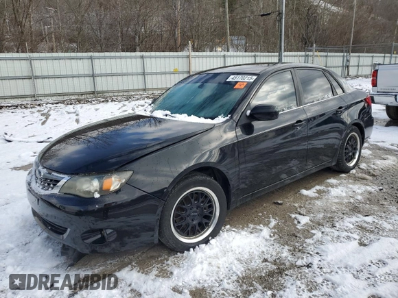 2008 Subaru Impreza Sedan (Natl) i with VIN JF1GE61628H529281, listed as a Copart auction lot 45170215 with 0 mi miles and Salvage Title. Bid and sale history available at carsss.com. Image 1.