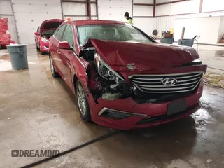 2015 Hyundai Sonata 2.4L SE with VIN 5NPE24AF9FH059327, listed as a IAAI auction lot 41416006 with 127,433 mi miles. Bid and sale history available at carsss.com. Image 1.
