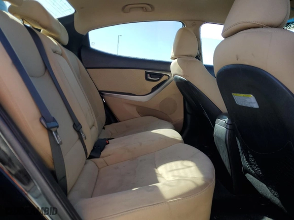 2013 Hyundai Elantra GLS PZEV with VIN 5NPDH4AE3DH159292, listed as a Copart auction lot 43340365 with 107,673 mi miles and Salvage Title. Bid and sale history available at carsss.com. Image 10.