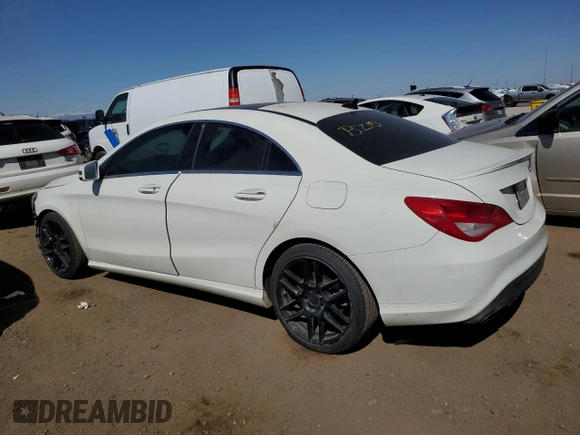2018 Mercedes-Benz CLA 250 with VIN WDDSJ4GB4JN585633, listed as a Copart auction lot 48503485 with 71,954 mi miles and Salvage Title. Bid and sale history available at DreamBid. Image 2.