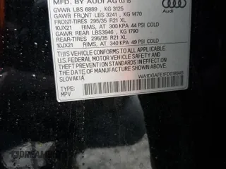 2015 Audi Q7 3.0T S line Prestige with VIN WA1DGAFE1FD018945, listed as a Copart auction lot 45024055 with 160,975 mi miles and Salvage Title. Bid and sale history available at carsss.com. Image 13.