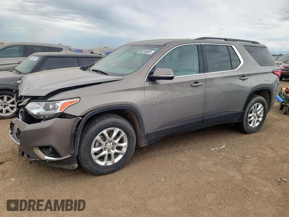2019 Chevrolet Traverse LT Leather with VIN 1GNEVHKW8KJ156248, listed as a Copart auction lot 63516553 with 56,508 mi miles. Bid and sale history available at carsss.com. Image 1.
