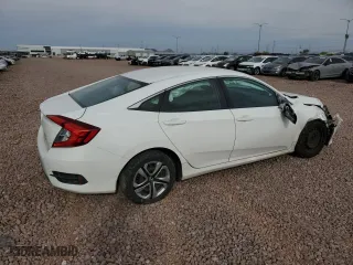 2017 Honda Civic Sedan LX with VIN 2HGFC2F59HH559992, listed as a Copart auction lot 50604165 with 293,112 mi miles and Salvage Title. Bid and sale history available at carsss.com. Image 3.