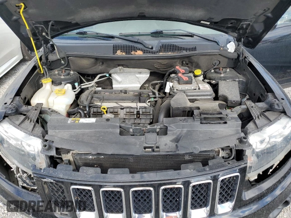 2017 Jeep Compass Sport SE with VIN 1C4NJCBA1HD124793, listed as a Copart auction lot 76044714 with 97,220 mi miles and Salvage title. Bid and sale history available at DreamBid. Image 11.