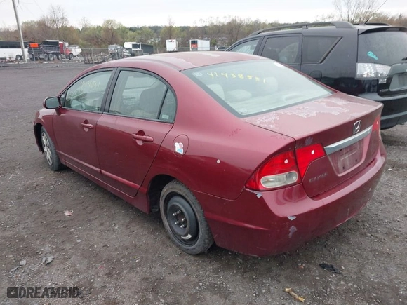 2009 Honda Civic Sdn LX with VIN 2HGFA16549H541580, listed as a IAAI auction lot 41938531 with 293,623 mi miles. Bid and sale history available at carsss.com. Image 3.