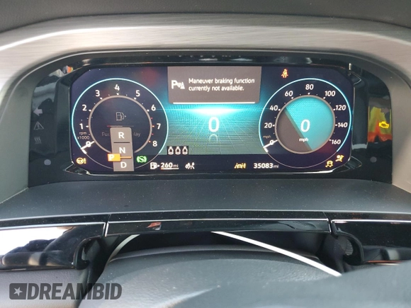 2024 Volkswagen Atlas SE with VIN 1V2WE2CA2RC220214, listed as a Copart auction lot 56092105 with 35,083 mi miles and Salvage title. Bid and sale history available at DreamBid. Image 9.