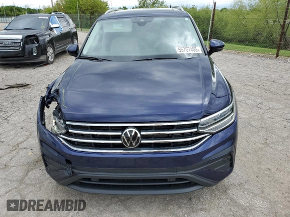 2023 Volkswagen Tiguan SE with VIN 3VVNB7AX4PM132188, listed as a Copart auction lot 55757405 with 23,698 mi miles and Salvage title. Bid and sale history available at DreamBid. Image 5.
