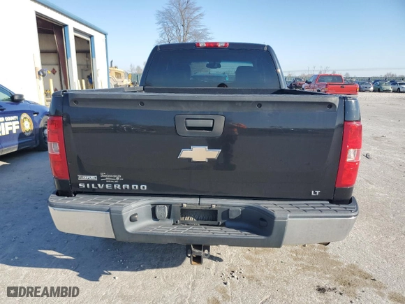 2008 Chevrolet Silverado 1500 LT w/1LT with VIN 2GCEK190781226030, listed as a Copart auction lot 48470605 with 169,707 mi miles and Salvage Title. Bid and sale history available at carsss.com. Image 6.