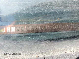 1983 Honda Civic z VIN JHMWD5526DS007016, wystawiony jako Copart lot #60973254 z przebiegiem 257 657 mil mil oraz Czysty tytuł • Clean title. Historia ofert i sprzedaży dostępna na DreamBid. Obrazek 12.