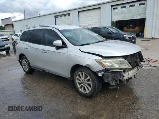 2015 Nissan Pathfinder Platinum with VIN 5N1AR2MN2FC622128, listed as a Copart auction lot 58955915 with Not provided miles and Salvage title. Bid and sale history available at DreamBid. Image 4.