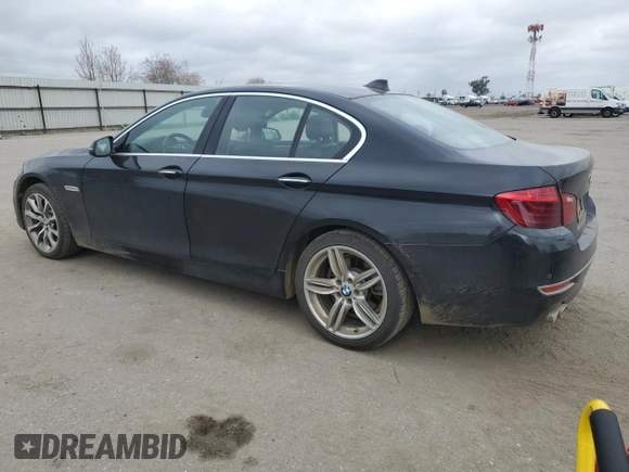 2014 BMW 5 Series 535d with VIN WBAXA5C57ED690696, listed as a Copart auction lot 45339685 with 108,958 mi miles and Salvage Title. Bid and sale history available at carsss.com. Image 2.
