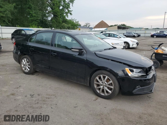 2012 Volkswagen Jetta SE with VIN 3VWDP7AJ0CM304070, listed as a Copart auction lot 60652565 with Not provided miles and Salvage title. Bid and sale history available at DreamBid. Image 4.