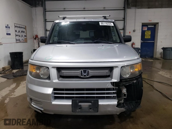 2007 Honda Element with VIN 5J6YH17997L004685, listed as a Copart auction lot 86116224 with 165,535 mi miles and Salvage Title. Bid and sale history available at DreamBid. Image 5.