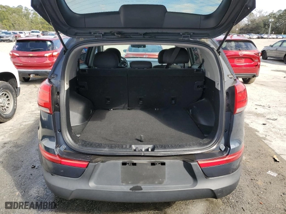 2015 Kia Sportage LX with VIN KNDPB3AC7F7671815, listed as a Copart auction lot 45683055 with 165,845 mi miles and Salvage Title. Bid and sale history available at carsss.com. Image 6.