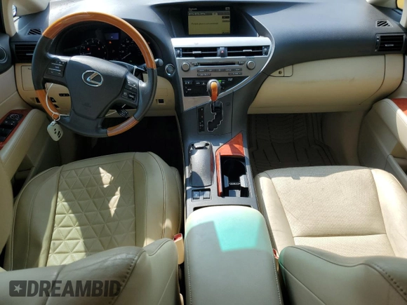 2011 Lexus RX 350 with VIN 2T2ZK1BAXBC046419, listed as a Copart auction lot 54781665 with 118,317 mi miles and Salvage Title. Bid and sale history available at DreamBid. Image 8.