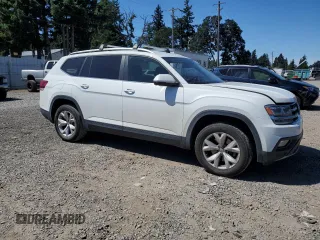 2018 Volkswagen Atlas SE with VIN 1V2CR2CAXJC543664, listed as a Copart auction lot 63707945 with 126,490 mi miles and Salvage title. Bid and sale history available at DreamBid. Image 4.