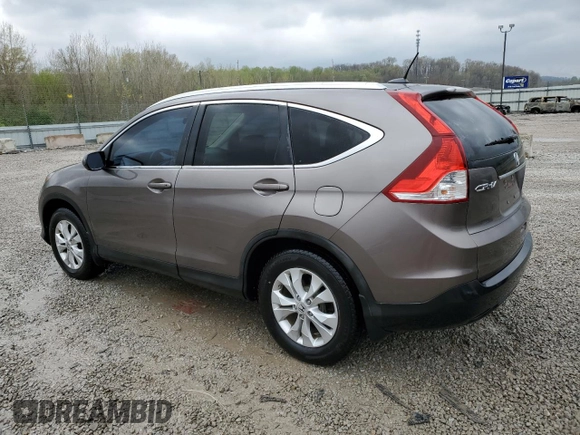 2012 Honda CR-V EX-L with VIN 5J6RM3H73CL009867, listed as a Copart auction lot 52484395 with 172,109 mi miles and Non Repairable. Bid and sale history available at carsss.com. Image 2.