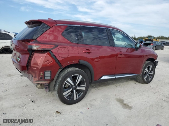 2022 Nissan Rogue Platinum with VIN JN8BT3DDXNW275284, listed as a Copart auction lot 88319755 with 16,278 mi miles and Salvage Title. Bid and sale history available at carsss.com. Image 3.