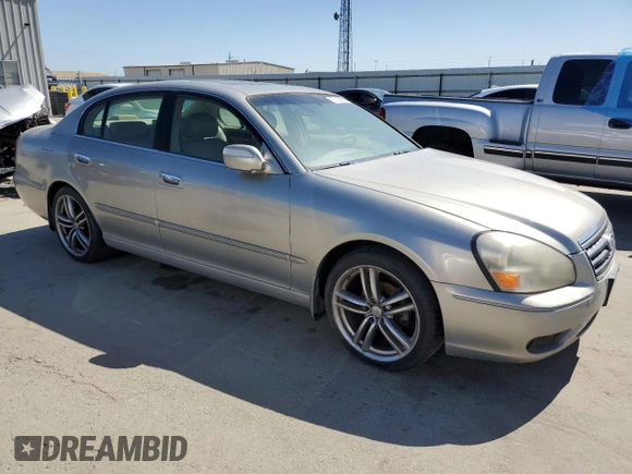 2006 Infiniti Q45 z VIN JNKBF01A46M800170, wystawiony jako Copart lot #57114275 z przebiegiem 197 502 mil mil oraz Tytuł czysty. Historia ofert i sprzedaży dostępna na DreamBid. Obrazek 4.