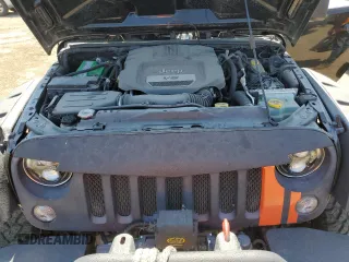 2017 Jeep Wrangler Unlimited Sport with VIN 1C4BJWDG3HL683354, listed as a Copart auction lot 63024845 with 52,813 mi miles and Salvage title. Bid and sale history available at DreamBid. Image 12.