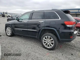 2017 Jeep Grand Cherokee Limited 75th Anniversary with VIN 1C4RJFBG1HC683371, listed as a Copart auction lot 45853175 with 142,277 mi miles and Salvage title. Bid and sale history available at DreamBid. Image 2.