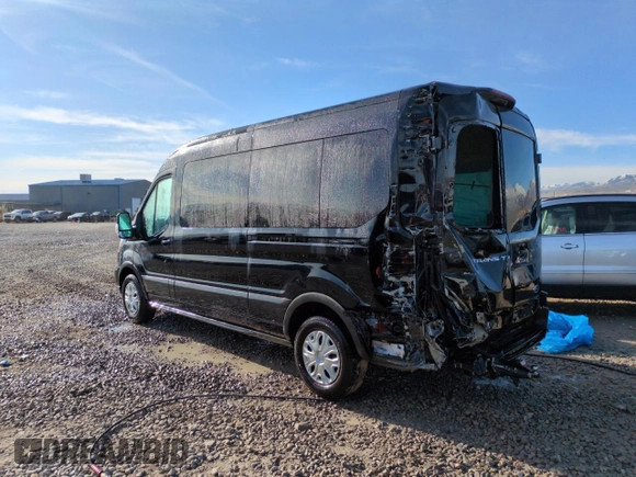 2021 Ford Transit Passenger XL with VIN 1FBAX2C87MKA31418, listed as a Copart auction lot 47065435 with 110,681 mi miles and Salvage Title. Bid and sale history available at DreamBid. Image 2.