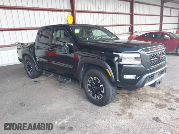 2023 Nissan Frontier SV with VIN 1N6ED1EK1PN634535, listed as a IAAI auction lot 42748147 with 32,304 mi miles and . Bid and sale history available at DreamBid. Image 1.