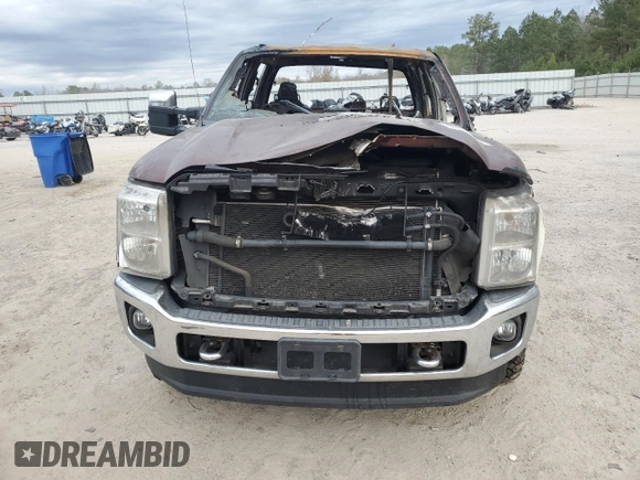 2016 Ford F-250 Lariat with VIN 1FT7W2BT7GEB47588, listed as a Copart auction lot 41475255 with Not provided miles and Salvage title. Bid and sale history available at DreamBid. Image 5.